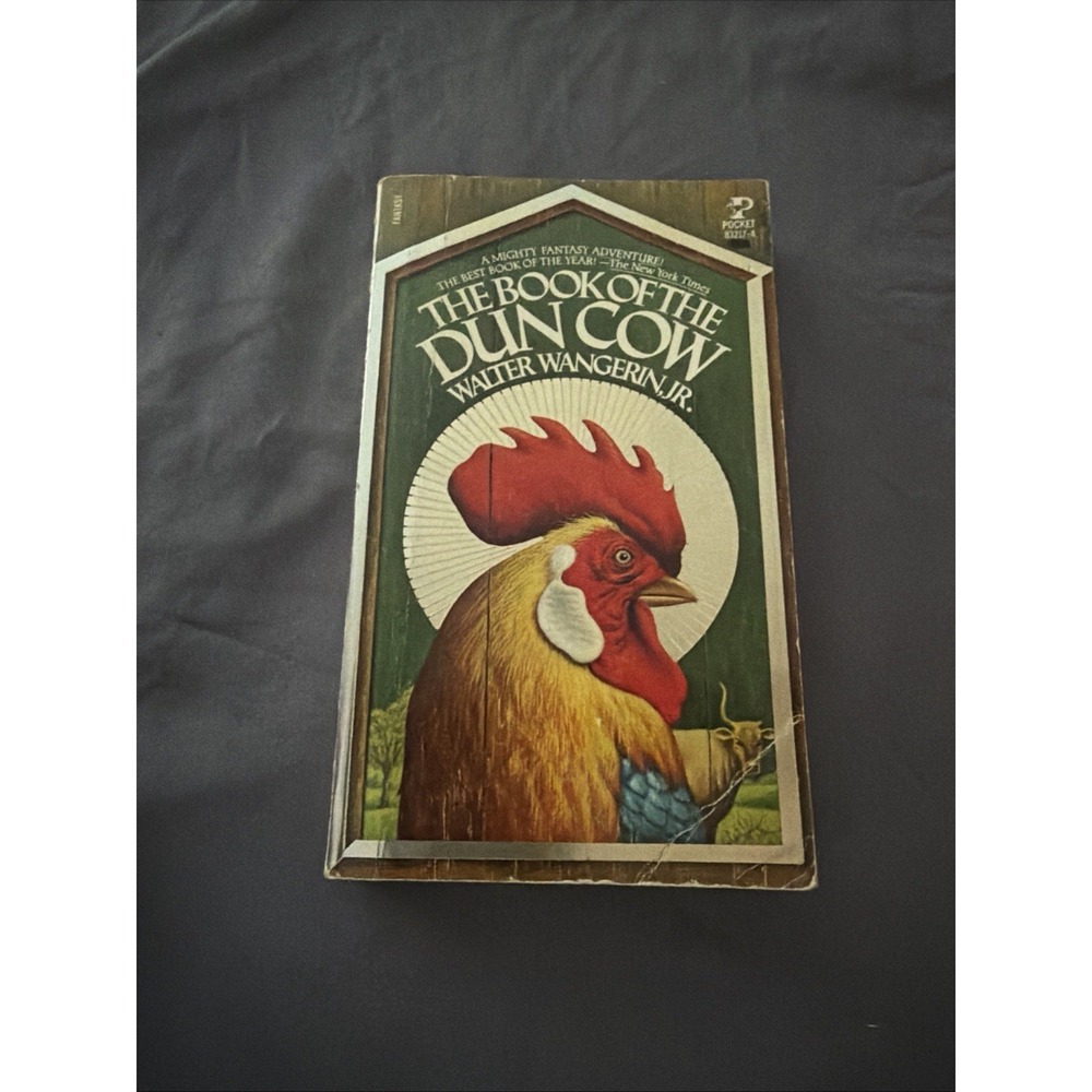 The Book of the Dun Cow by Walter Wangerin Jr. 1979 PB 1st Print Pocket Fantasy